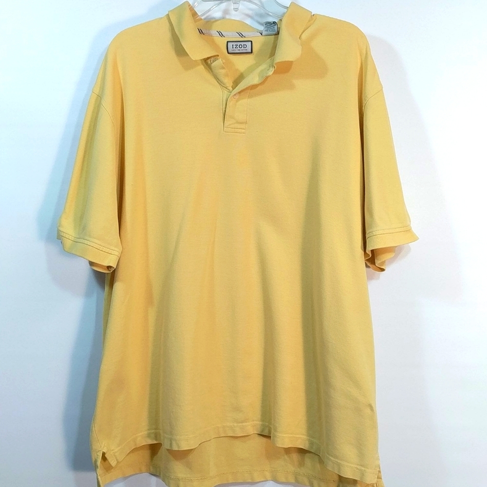 IZOD Yellow Polo Size XL